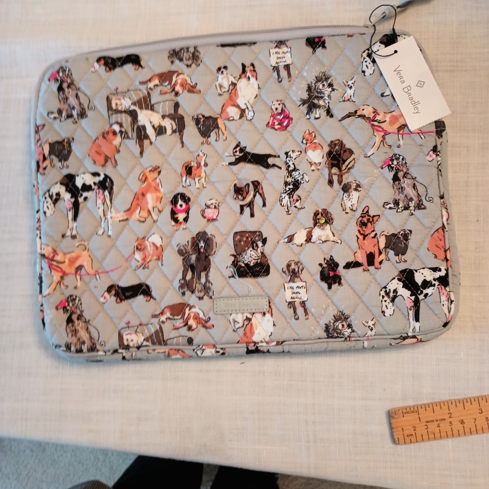 Vera Bradley Dog Show Laptop Case